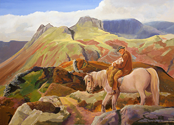 The Langdale Shepherd - 70 x 50 cm