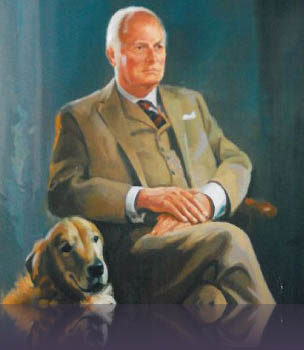 John Kevill and Jasper - 80 x 120 cm